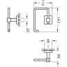 Держатель рулона туалетной бумаги VITRA Q-LINE, цвет хром A44997